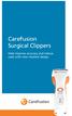 CareFusion Surgical Clippers. Help improve accuracy and reduce costs with new intuitive design