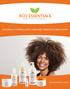 NATURALLY FORMULATED HAIRCARE PRODUCTS BROCHURE. ecoessentials.co.za