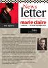 News. édito. #12 - April 13. All latest news about Marie Claire licensing. By Fabrice Taupin SOUTH-KOREA REBORN!