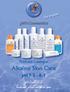 The Original. Products Catalogue. Alkaline Skin Care. ph
