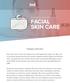 FACIAL SKIN CARE PRODUCT CATEGORY REPORT. Category Overview