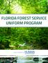 FLORIDA FOREST SERVICE UNIFORM PROGRAM