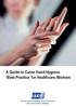 A Guide to Cutan Hand Hygiene Best Practice for Healthcare Workers