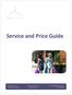 Service and Price Guide