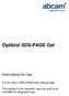 Optiblot SDS-PAGE Gel
