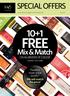 10+1 FREE. Mix & Match ON ALL BRANDS OF COLOUR CHEAPEST TINT IS FREE. Found a lower price locally? We will match the price!