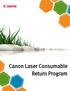 Canon Laser Consumable Return Program