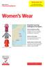 Women s Wear. Essential sourcing intelligence for buyers