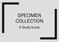 SPECIMEN COLLECTION. A Study Guide