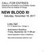 NEW BLOOD XI Saturday, November 18, 2017