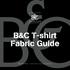 B&C T-shirt Fabric Guide BE INSPIRED //