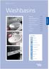Washbasins. Selector Pedestal/Wall hung Semi-countertop Countertop Under-countertop Vessel Handrinse Fittings