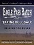 Annual Spring Bull Sale WEDNESDAY, MARCH 21, 2018