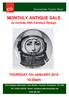 MONTHLY ANTIQUE SALE