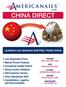 LEADING USA BRANDS SHIPPED FROM CHINA