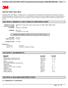 MATERIAL SAFETY DATA SHEET 3M(TM) No Cleanup Water Based Undercoating, P.N , 08805, 08806, /07/10