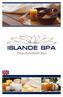 Islande Hotel SPA. SPA body treatments