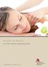 HEALTH AND BEAUTY AT THE FOUR SEASONS SPA TREATMENT PRICE LIST