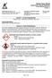 Safety Data Sheet Rapid Patch Concrete Refinisher Akona Manufacturing LLC. Version 1.1