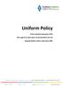 Uniform Policy. Policy Updated September Due regard has been given to the Equalities Act and