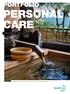 PORTFOLIO PERSONAL CARE PROVIDING SOLUTIONS THE TECHNOLOGY OF KAO'S SURFACTANTS APPLIED TO PERSONAL CARE