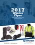 Winter Flyer. Protecting workers and the work they do throughout all the seasons //  Creating Safer Work Environments