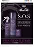 S.O.S PREVENTION & REPAIR SYSTEM FOR SUPER DAMAGED HAIR 1 IMPACT SHOCK REGENERATION S.O.S POWDER
