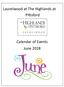 Laurelwood at The Highlands at Pittsford. Calendar of Events June 2018