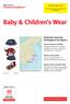 Baby & Children s Wear