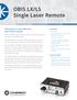 OBIS LX/LS Single Laser Remote