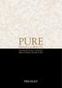 Professional Beauty Treatments Relax & Pamper Yourself At Pure PRICELIST