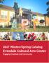 2017 Winter/Spring Catalog Evendale Cultural Arts Center
