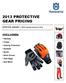 2013 PROTECTIVE GEAR PRICING