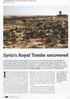 Syria s Royal Tombs uncovered
