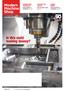 WORKHOLDING TECHNOLOGY Rotary indexers in tombstones, pg. 70. MACHINE TOOL SERVICE Uber-like app for repair, pg. 74
