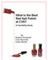 What is the Best Red Nail Polish at CVS? A Feasibility Study
