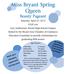 2015 Miss Bryant Spring Queen Beauty Pageant April 25, 2015 Love Auditorium, Bryant High School Campus
