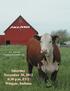 41st Annual Winning Tradition Sale Saturday, November 30, :30 p.m. EST at the farm Wingate, Indiana