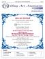 October, 2014 OLNEY ART ASSOCIATION NEWSLETTER PAGE 1. You are invited! To a very special luncheon celebrating the. 40th anniversary of