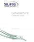 ORTHOPEDICS CATALOG 2017 SILIPOS.COM