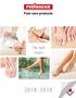 Foot care products. The right choice