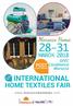 4th Morocco Home; International Home Textiles Fair Gathered visitors from 28 to 31 March 2018