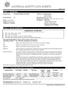 MATERIAL SAFETY DATA SHEETS Page 1 of 5