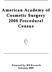American Academy of Cosmetic Surgery 2008 Procedural Census