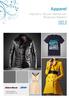 Apparel. Industry Buyer Behavior Analysis Report Produced by IAR Team Focus Technology Co., Ltd.