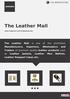 The Leather Mall is one of the prominent. Traders of premium quality leather products such