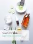 CONTENTS: getting started // 3 tips. 14 Pantry Ingredients. plant oil guide. essential oil guide. herb guide
