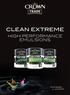CLEAN EXTREME HIGH PERFORMANCE EMULSIONS