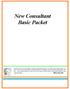 New Consultant Basic Packet