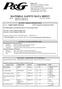 MATERIAL SAFETY DATA SHEET MSDS: RQ , RQ Issue Date: 11/09/09 RQ , RQ